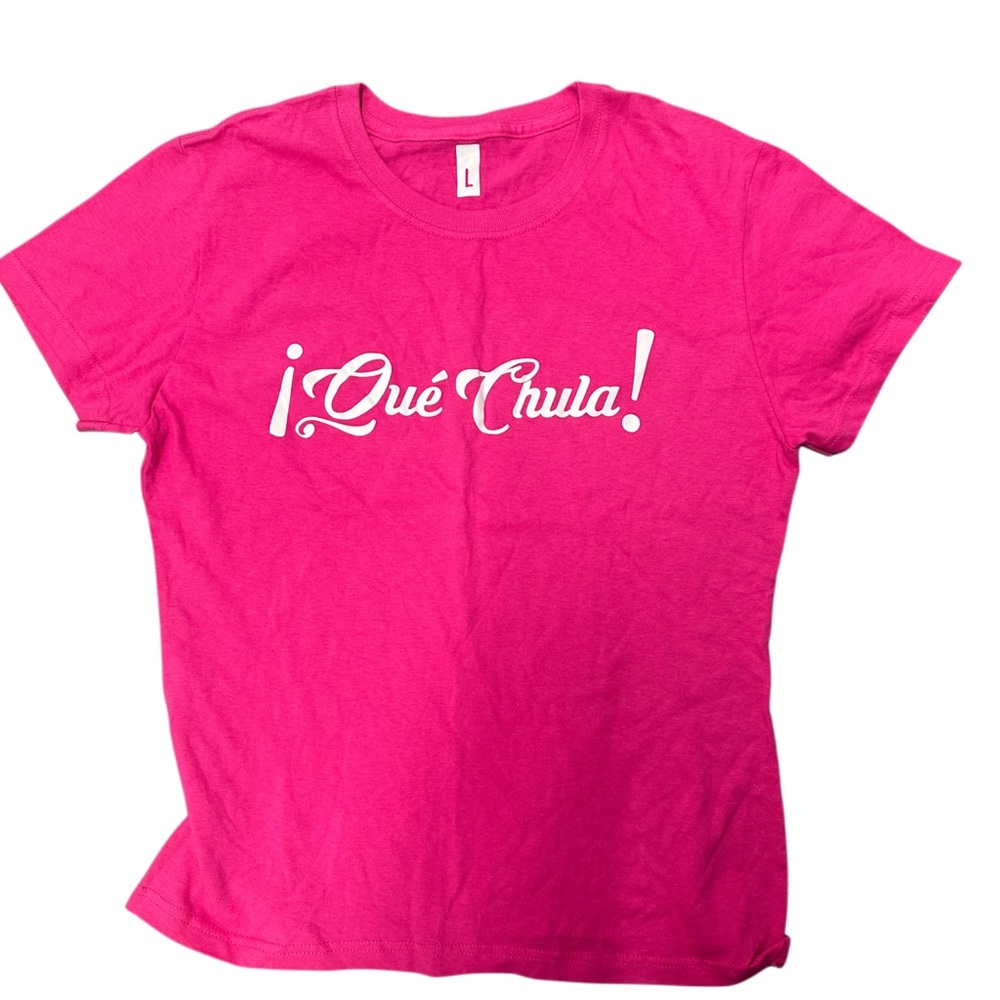 ¡Qué Chula! Short Sleeve Tee - Hot Pink